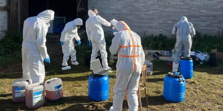 Opatów. Narkotykowe laboratorium zlikwidowane w gminie Sadowie.