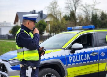 Mielec: Pijany 18-latek za kierownicą BMW! Wypadł z drogi i uderzył w słup