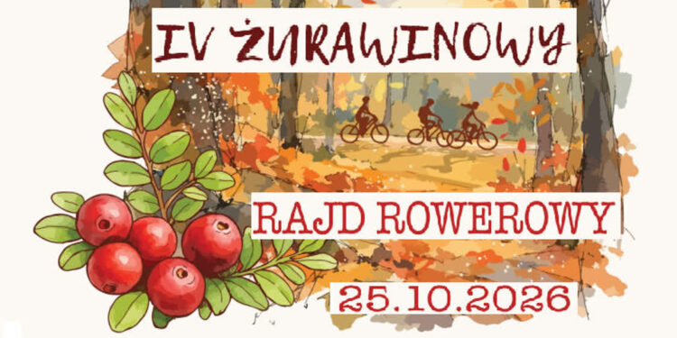 Stalowa Wola: W niedzielę IV Żurawinowy Rajd Rowerowy