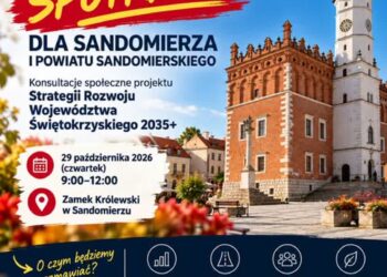 Sandomierz: Otwarte konsultacje społeczne dotyczące projektu Strategii Rozwoju Województwa Świętokrzyskiego 2035+