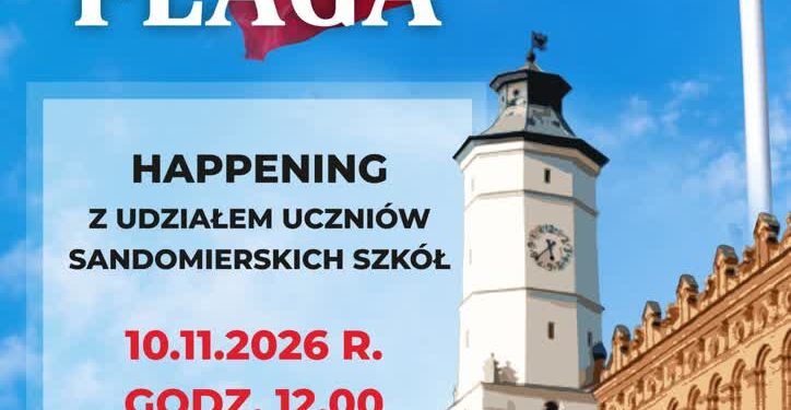 Sandomierz: Żywa flaga po raz kolejny