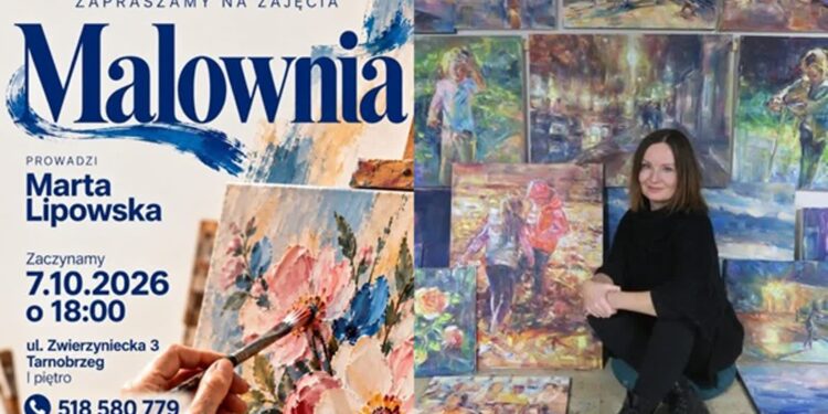 Tarnobrzeg. Marta Lipowska zaprasza do „Malowni”