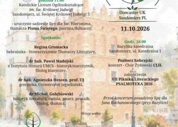 Sandomierz: Weekend pełen literatury, historii i muzyki, który połączy Sandomierz, Czarnolas, a nawet… brytyjskie Doncaster