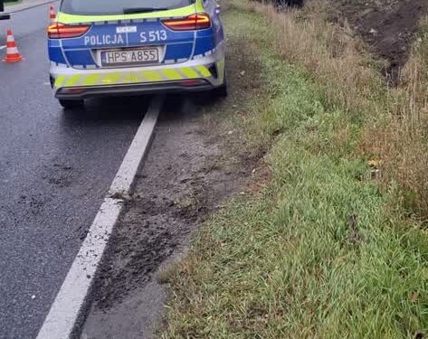 Sandomierz Uwaga kierowcy! Zdarzenie drogowe na DK79
