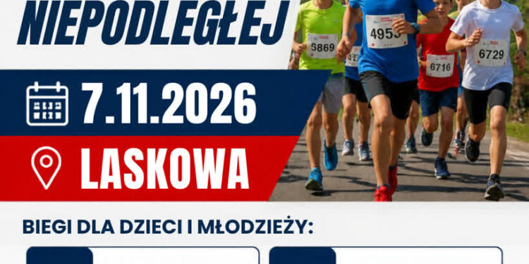 Laskowa: I Bieg Niepodległości w Laskowej. „Biegnij dla Niepodległej!”