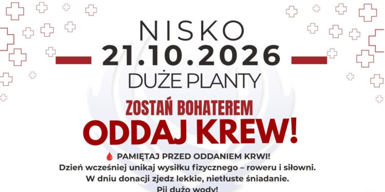 Nisko: Kolejna zbiórka krwi na plantach już w środę