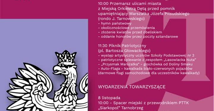 Tarnobrzeg. Od patriotycznego przemarszu po filmowy seans. Święto Niepodległości