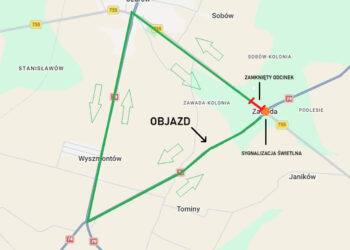 Ożarów: W Zawadzie powstanie nowe rondo. Od dziś zmiany w ruchu