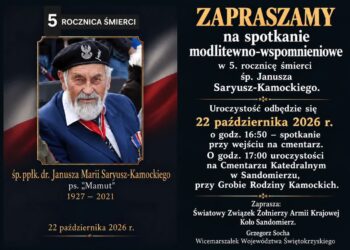 Sandomierz: 5 rocznica śmierci Janusza Saryusza-Kamockiego