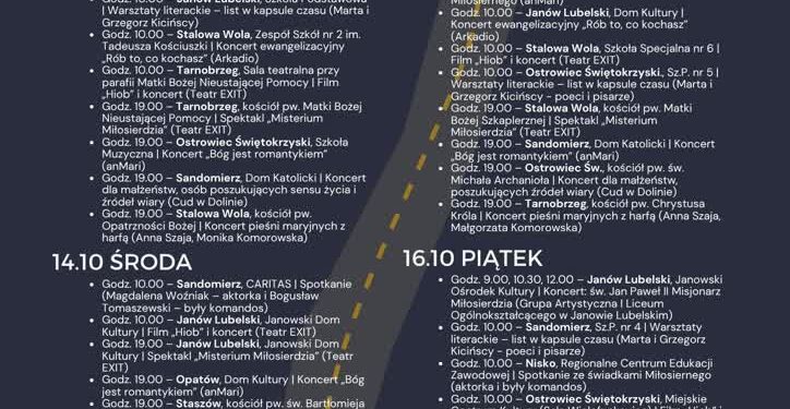 Sandomierz, Stalowa Wola, Polaniec: Teatr, który przełamuje bariery, i muzyka pełna wartości